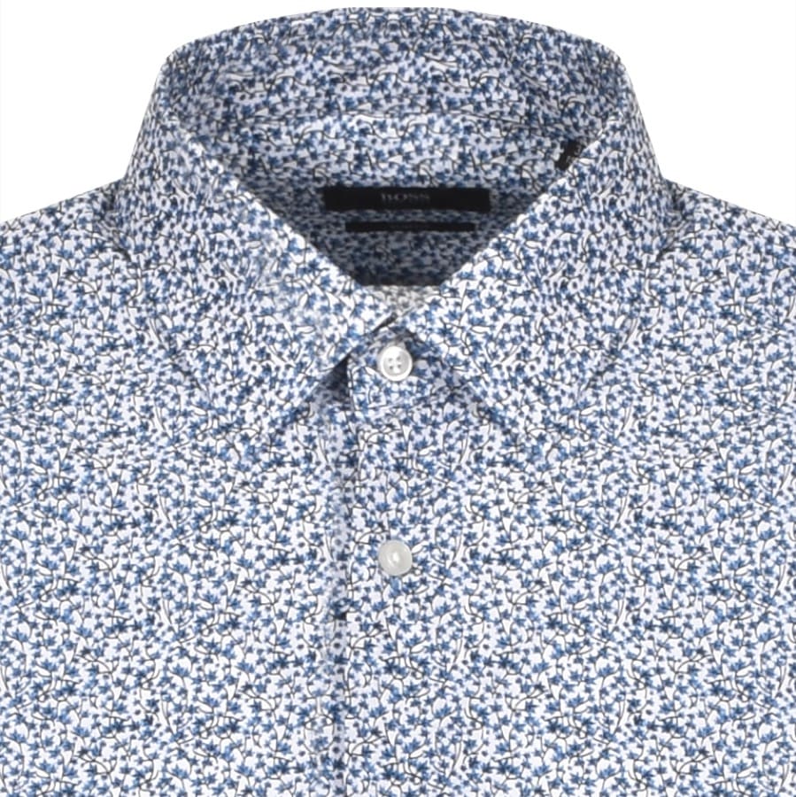 Alternative Image for ProductBOSS Isko Slim Fit Long Sleeve Shirt Blue3